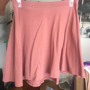 Pink rose/ grey skater skirts